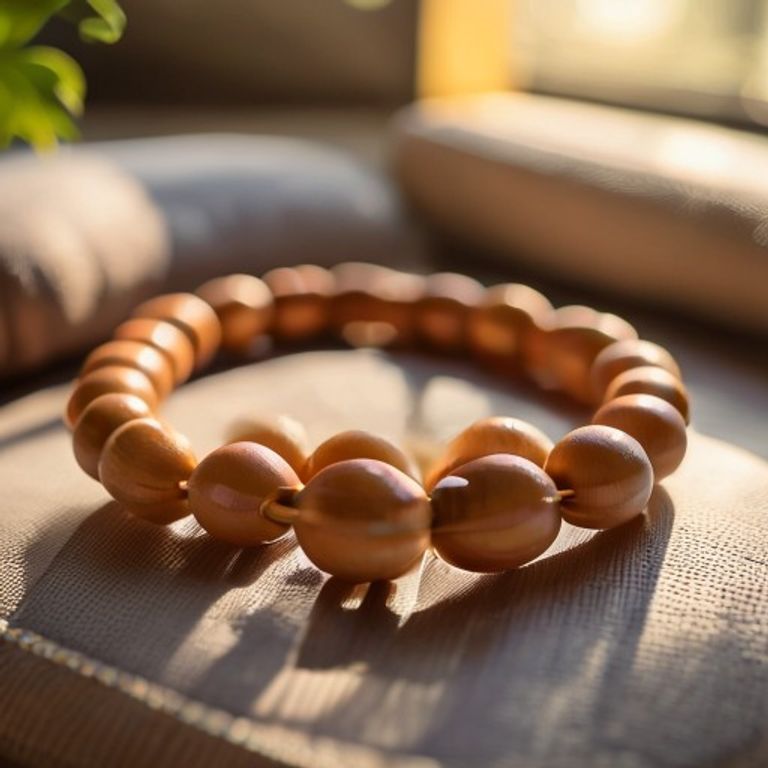 Bracelet mala bouddhiste à 108 perles, symbolique et prière méditative